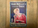 Reclamebord Van Nelle Gebroken Thee 20x30, Verzamelen, Merken en Reclamevoorwerpen, Ophalen of Verzenden, Zo goed als nieuw, Reclamebord