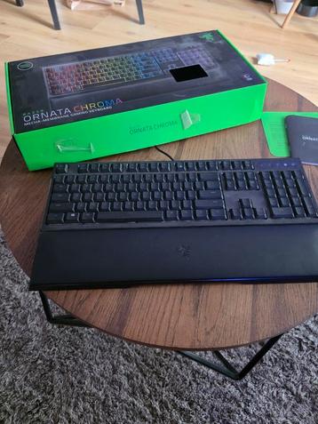Razer ornata chroma mecha membrane gaming toetsenbord beschikbaar voor biedingen