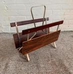 Lectuurbak pastoe stijl palissanderhout staal jaren 60., Ophalen of Verzenden