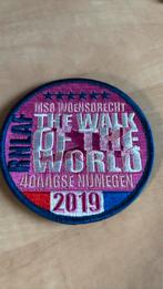 Mouwembleem nijmeegse vierdaagse 2019 msb Woensdrecht, Verzamelen, Verzenden, Landmacht, Nederland, Embleem of Badge