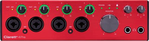 Focusrite Clarett+ 4Pre USB-C audio interface, Computers en Software, Geluidskaarten, Nieuw, Extern, Ophalen of Verzenden