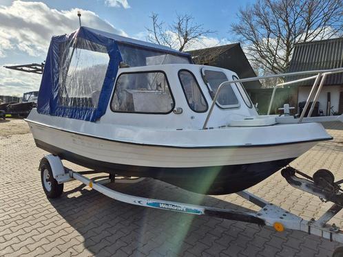 Warrior 160 kajuit visboot, Watersport en Boten, Motorboten en Motorjachten, Gebruikt, Polyester