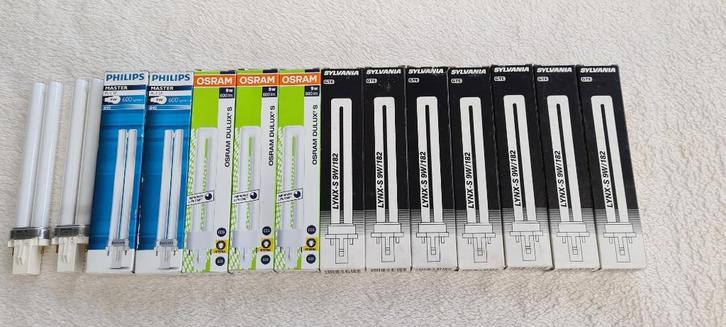 14x Philips PL-S 9 Watt Spaarlampen, Huis en Inrichting, Lampen | Losse lampen, Nieuw, Led-lamp, Minder dan 30 watt, Overige fittingen