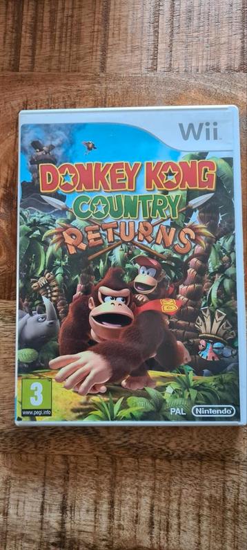 Wii Game: Donkey Kong Country Returns - Compleet! beschikbaar voor biedingen