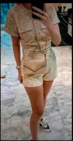 Boucle co-ord set. JoshV, Josh V Romee shorts & Quinte top S, Beige, Nieuw, Ophalen of Verzenden, Korte mouw