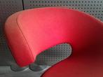 Variér (Stokke) Peel Club (Rood / Oranje), Zeer Mooi!, Huis en Inrichting, Fauteuils, Ophalen, Gebruikt, Metaal, Variér