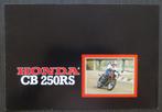 Nederlandse folder Honda CB 250 RS - 1982, Motoren, Handleidingen en Instructieboekjes, Honda