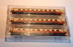 Fleischmann 8160 3 stuks met verlichting.zie info., Hobby en Vrije tijd, Modeltreinen | N-Spoor, Overige merken, Gebruikt, Gelijkstroom