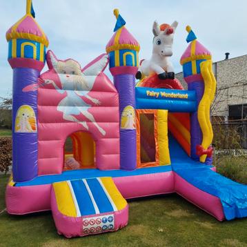 Springkussen 'Fairy wonderland' te huur beschikbaar voor biedingen