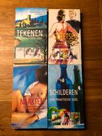 4 Boeken: Tekenen, Schetsen, Naakten, Schilderen, Ophalen of Verzenden, Zo goed als nieuw, Overige onderwerpen