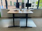 IKEA Hoekbureaus BEKANT – ruim, stevig & in topstaat!, Ophalen, In hoogte verstelbaar, Zo goed als nieuw, Bureau