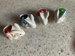 Mini Haasjes Kandelaars - Set van 4, Antiek en Kunst, Curiosa en Brocante, Ophalen of Verzenden