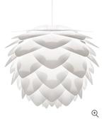 2x Umage Silvia hanglamp wit Ø 50 cm Nieuw in doos, Huis en Inrichting, Lampen | Hanglampen, Kunststof, Nieuw, Ophalen of Verzenden