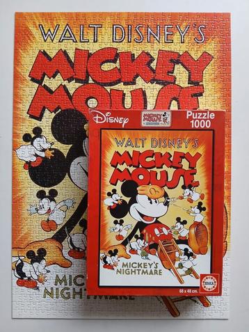 Disney puzzel Mickey's Nightmare 1000 stukjes (Educa)  beschikbaar voor biedingen