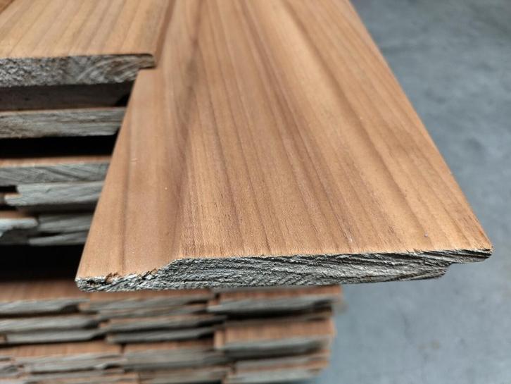 Halfhouts Ayous Rabat  - beschutting houten planken duurzaam, Doe-het-zelf en Verbouw, Hout en Planken, Nieuw, Overige houtsoorten