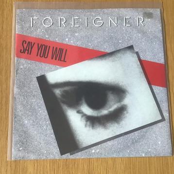 Foreigner - Say you will beschikbaar voor biedingen