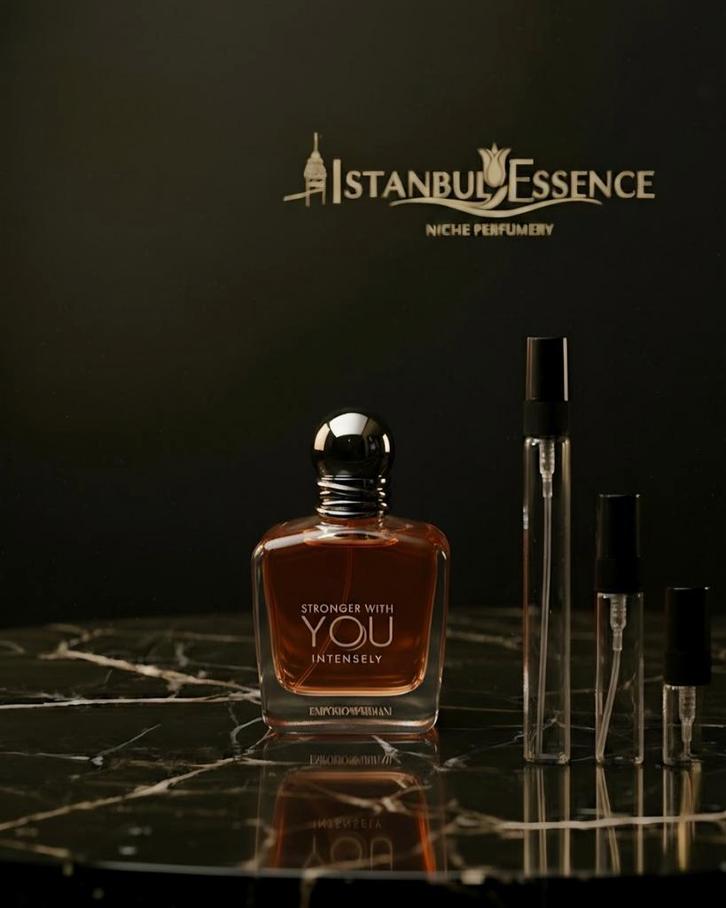 Emporio Armani Stronger With You Intensely old batch sample!, Sieraden, Tassen en Uiterlijk, Uiterlijk | Parfum, Zo goed als nieuw