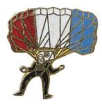 Pin Parachutist Frankrijk, Ophalen, Gebruikt, Stad of Land, Speldje of Pin
