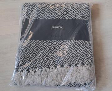 Plaid Zwart 125x150cm Gusta - Nieuw en ongebruikt beschikbaar voor biedingen