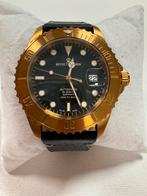 Revue Thommen Diver ETA 2824-2, Overige merken, Leer, Staal, Polshorloge