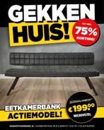 Eetkamerbank Actiemodel - Van €599 voor €199!, Huis en Inrichting, Stoelen, Ophalen of Verzenden
