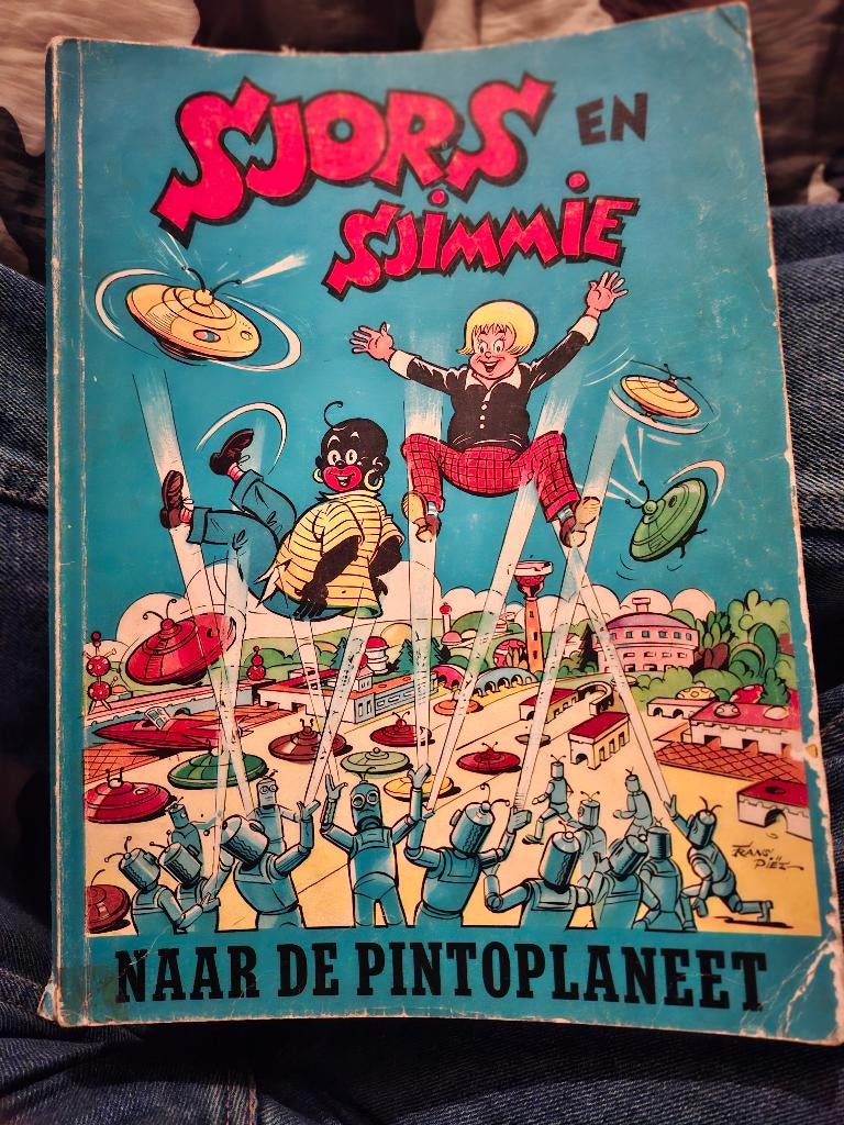 Sjors en Sjimmie naar de Pintoplaneet, Eén stripboek, Ophalen of Verzenden, Gelezen
