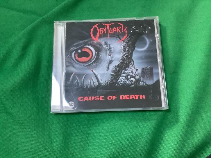 Obituary-Cause Of Death cd, Cd's en Dvd's, Cd's | Hardrock en Metal, Gebruikt, Ophalen of Verzenden