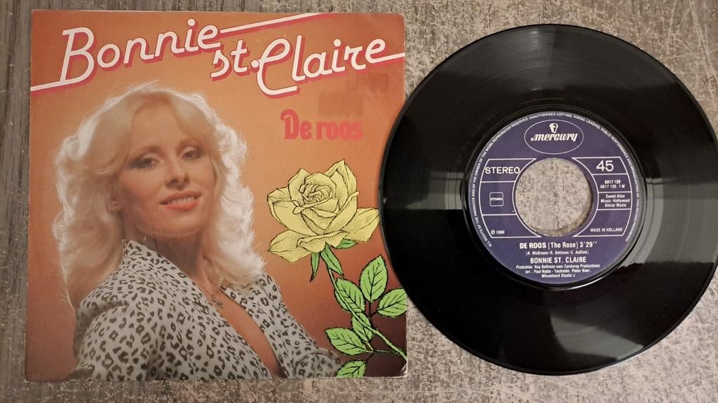 Bonnie st.claire  - de roos, Gebruikt, 7 inch, Single, Ophalen of Verzenden