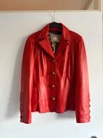 Riani jas leer rood 42, Kleding | Dames, Ophalen of Verzenden, Zo goed als nieuw, Maat 42/44 (L), Rood