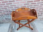 Theetafel met inklapbaar onderstel, Huis en Inrichting, Ophalen, Gebruikt, Rechthoekig, Hout