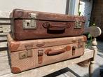 2 brocante / vintage koffers voor decoratie, Ophalen of Verzenden, Zo goed als nieuw
