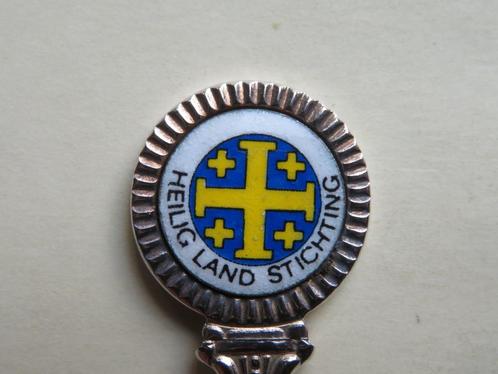 Verzilverd lepeltje Heilig Land Stichting / HLS ridderorde, Antiek en Kunst, Antiek | Bestek, Verzenden