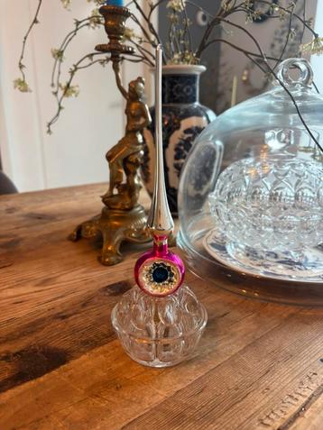 Vintage mini deuk piek roze blauw frosted,in mooie staat beschikbaar voor biedingen