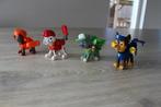 Paw Patrol 4 actie figuren (met uitklapbare elementen), Ophalen of Verzenden, Gebruikt