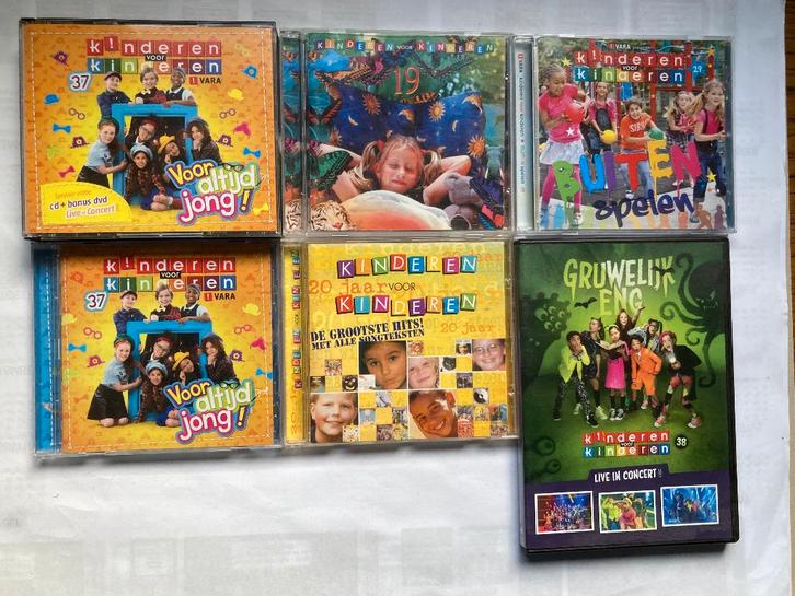 T.K. CD' s en DVD' s van Kinderen voor Kinderen Zie lijst, Cd's en Dvd's, Cd's | Kinderen en Jeugd, Gebruikt, 6 tot 9 jaar, Ophalen of Verzenden