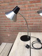 Hala bureaulamp zwart/chroom, Minder dan 50 cm, Ophalen of Verzenden, Zo goed als nieuw