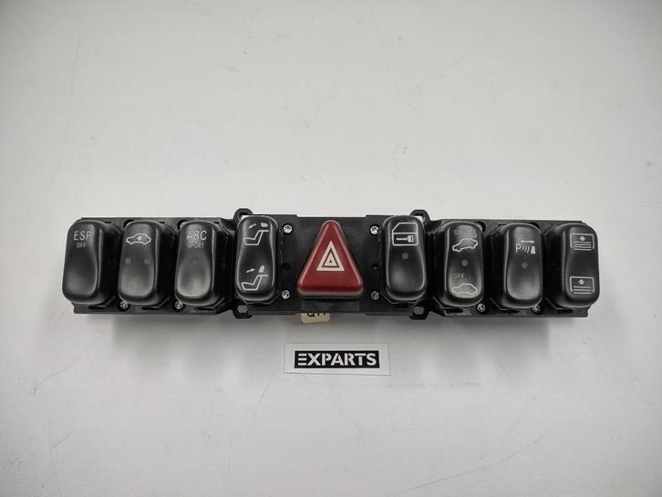 Dashboardknoppen Mercedes W220 W215 S-klasse S320 S500 CL500, Auto-onderdelen, Dashboard en Schakelaars, Mercedes-Benz, Gebruikt