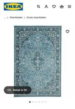 Vintage flow ikea vloerkleed I 170 x 230 cm, Ophalen, Gebruikt, Blauw, 150 tot 200 cm
