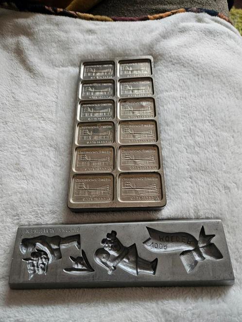 Chocolademallen, ijzer, Verzamelen, Overige Verzamelen, Gebruikt, Ophalen of Verzenden