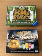 Big Money & Voetbal Brein - 2 Bordspellen, Een of twee spelers, Ophalen of Verzenden, Gebruikt