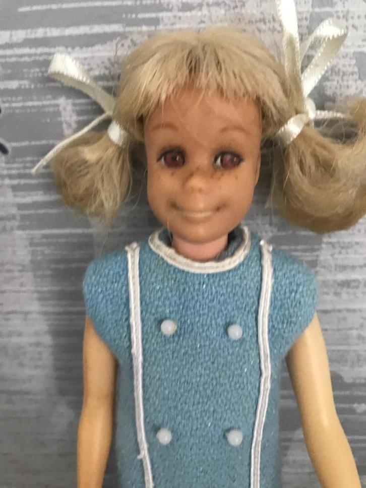 Vintage Barbie Skooter, Verzamelen, Poppen, Gebruikt, Fashion Doll, Ophalen of Verzenden