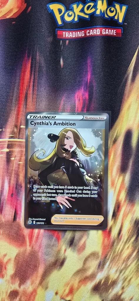 Cynthia's Ambition 169/172 - NM, Hobby en Vrije tijd, Verzamelkaartspellen | Pokémon, Zo goed als nieuw, Losse kaart, Ophalen of Verzenden