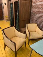 SET Gele fauteuils / stoel geel / stof / antiek / fauteuil, Stof, Ophalen