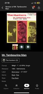 Gezocht The Hunters Mr. Tambourine man, Ophalen of Verzenden, Zo goed als nieuw, Nederlandstalig