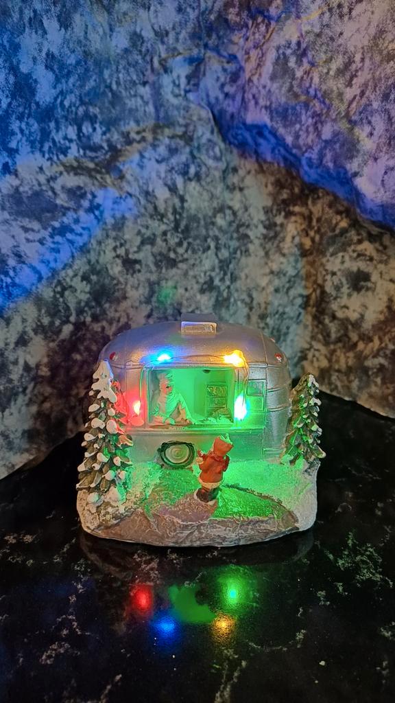 Nieuw verlicht Kerstdorp Kraampje Intratuin, Diversen, Kerst, Nieuw, Ophalen of Verzenden