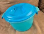 Tupperware rijstkoker 2,2 liter, Ophalen of Verzenden, Gebruikt, Blauw