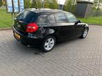 BMW 1-Serie 1.6 5DR 2008 Zwart, Nieuwe Apk, Auto's, BMW, 1-Serie, 1200 kg, Particulier, Geïmporteerd