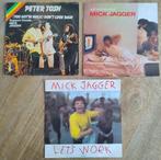 3x oude singles ROLLING STONES (Mick Jagger solo), Gebruikt, 7 inch, Single, Ophalen of Verzenden