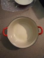 Le Creuset braadpan - Rood - Zo goed als nieuw, Huis en Inrichting, Keuken | Potten en Pannen, Ophalen of Verzenden, Zo goed als nieuw