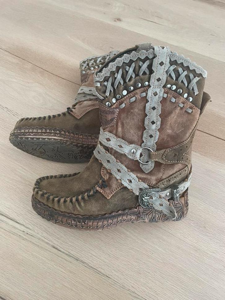 El Vaquero laarzen Maya Nature bruin maat 38, Kleding | Dames, Schoenen, Zo goed als nieuw, Hoge laarzen, Bruin, Ophalen of Verzenden